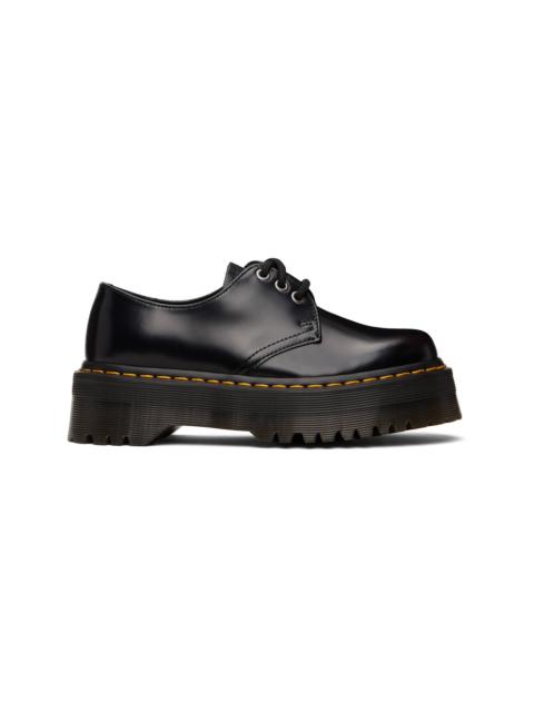 Black 1461 Smooth Leather Platform Derbys
