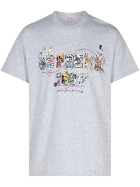 varsity cotton T-shirt