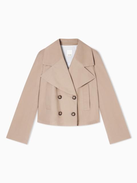 EAGLE CLUB POPLIN DOUBLE-BREASTED BLOUSON