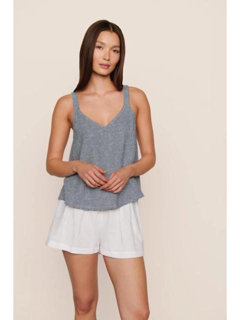 Linen Blend V Neck Cami