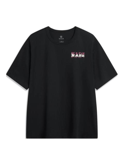 Li-Ning Way Of Wade Graphic T-shirt 'Black' AHSU361-6