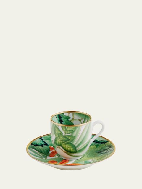 Passifolia Coffee Cup and Saucer, 6.8 oz.