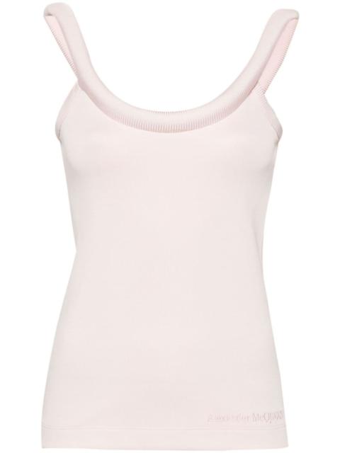 3D-detailing sleeveless top