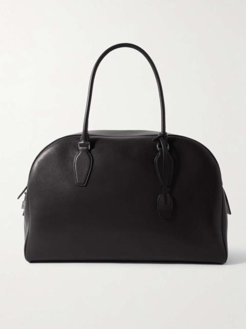 India 15.75 leather shoulder bag Black