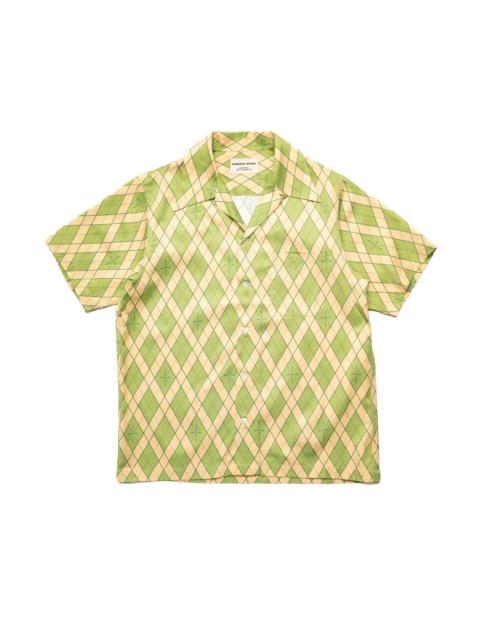 "NARAHIRA" Snake Pattern Shirt - Green