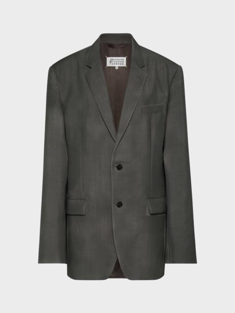 Mohair Wool Suit Jacket