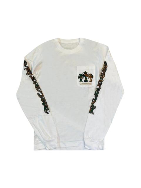 Chrome Hearts Horse Shoe Long-Sleeve T-Shirt 'White/Camo'