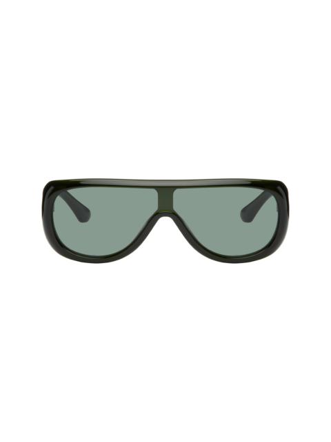 SSENSE Exclusive Green Sayf Sunglasses