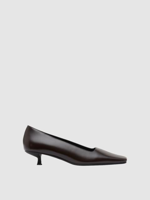 Square Toe Pump - Coffee