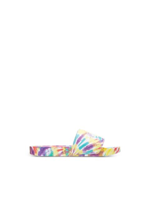 BB Space Walk tie-dye slides
