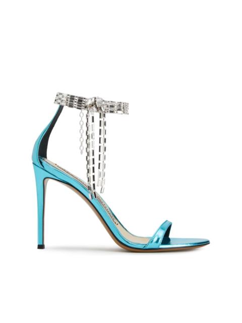 105mm crystal-embellished sandals