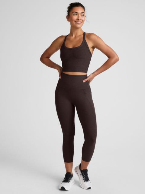 Spacedye Out Of Pocket High Waisted Capri Legging