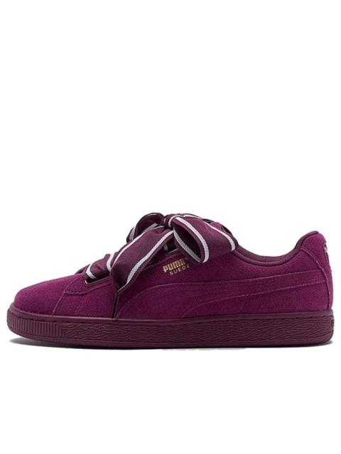(WMNS) PUMA Suede Heart Satin 2 'Dark Purple' 364084-02