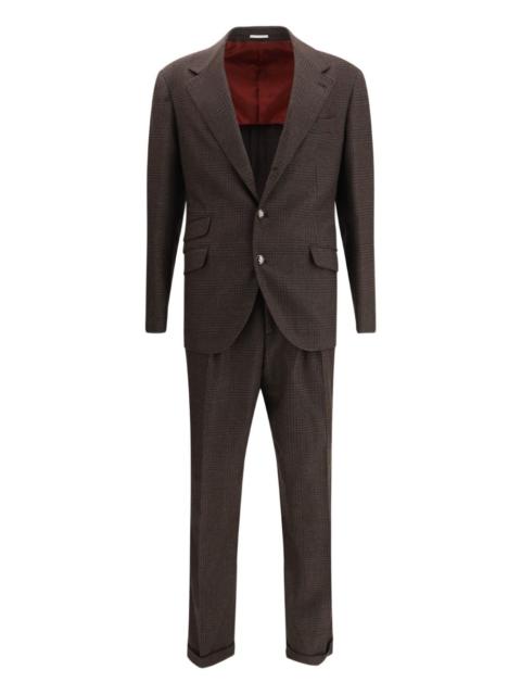 check-pattern suit