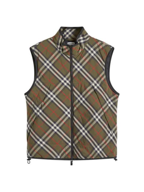 Burberry Check Padded Gilet