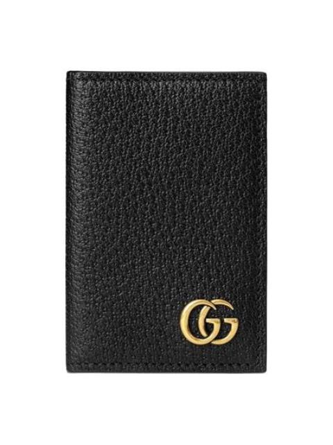 Gucci GG Marmont Card Case 'Black Gold' 547075-DJ20T-1000