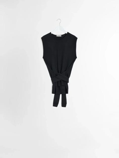 TROMPE L'OEIL SLEEVELESS JUMPER