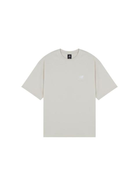 New Balance Graphic Print Tee 'Grey Blue' AMT22387-CFO