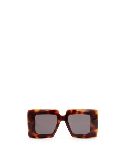 Oversized square sunglasses in acetate