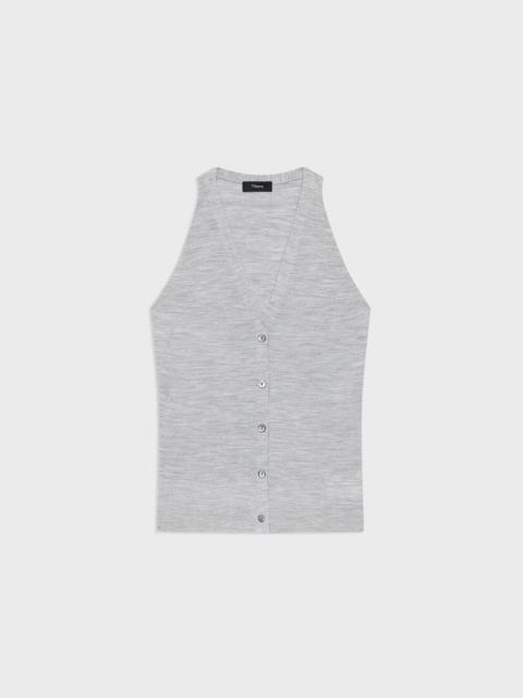 Slim Sweater Vest in Regal Wool
