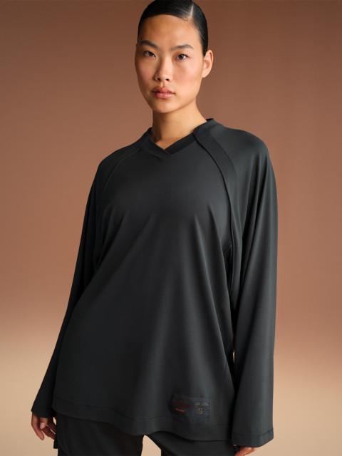 NikeSKIMS Airy Women's Oversized V-Neck Long-Sleeve Top
