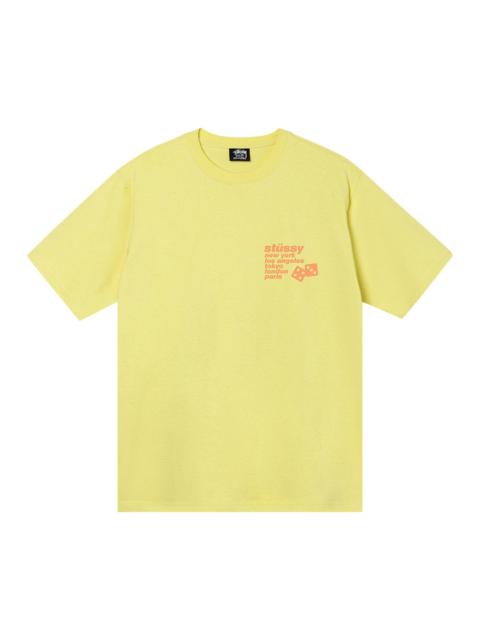 Stussy Silhouette Tee 'Yellow'
