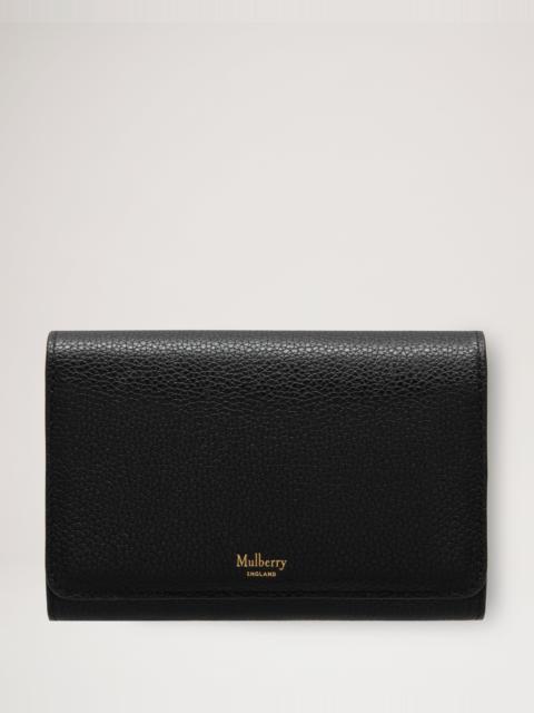 Medium Continental French Purse
Black Small Classic Grain