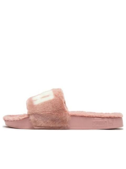 (WMNS) PUMA Leadcat 2.0 Fuzz Slides 'Carnation Pink' 387313-11