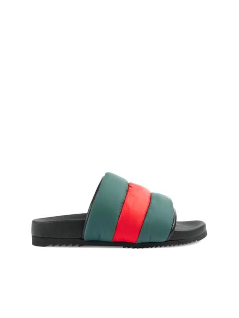 Women's padded Web slide sandal
