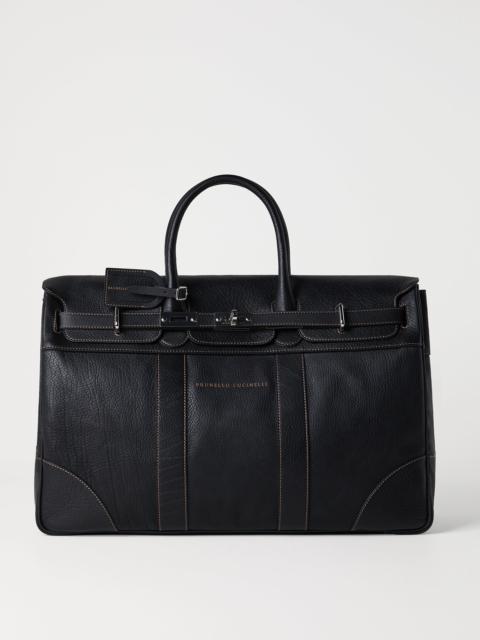 Grained calfskin country bag