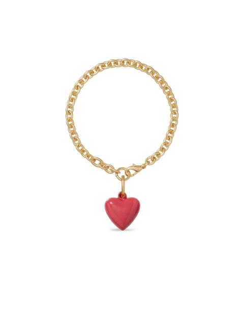 The Mini Puffy heart-charm bracelet