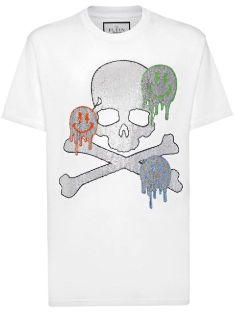 Skull sequinned T-shirt