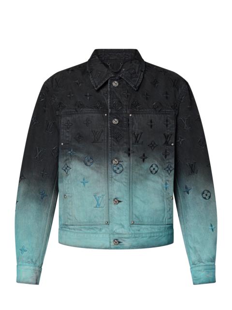 Embroidered Denim Blouson