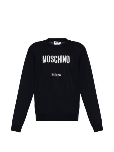 knitted crewneck jumper