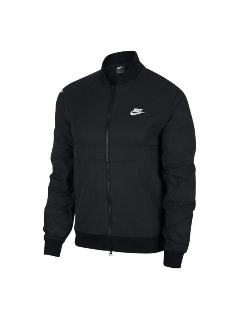 Nike logo zipped jacket 'Black' DN4459-010