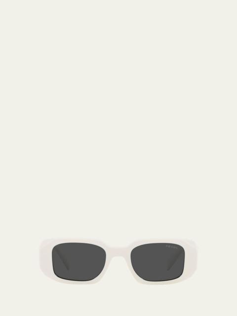 Geometric Rectangle Acetate Sunglasses