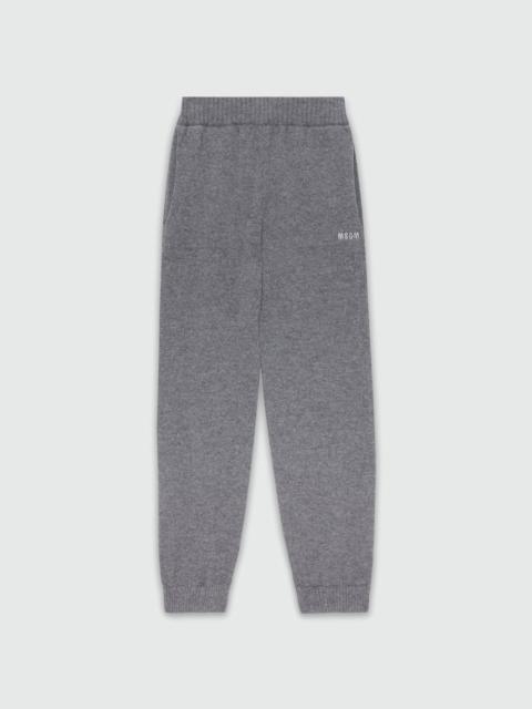 Cashmere blend joggers