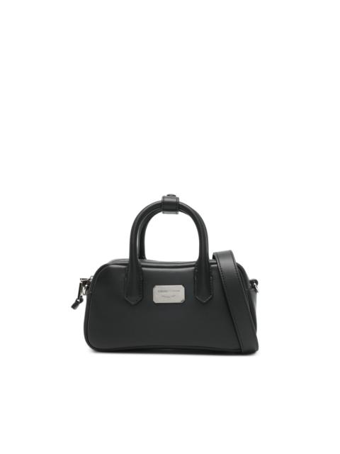 logo-plaque mini bag