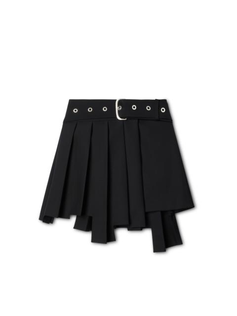 Dry Wo Pleated Asym Skirt