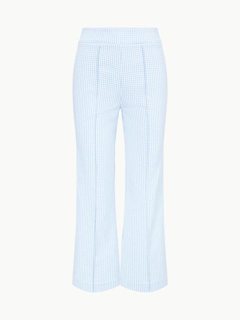 STAUD KNACK PANT SKY MICRO CHECK