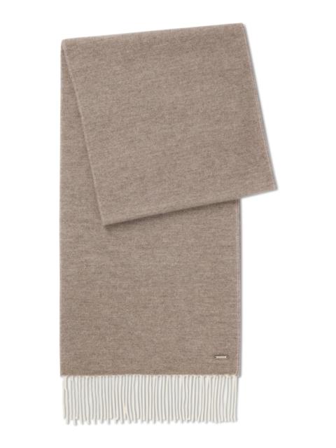 DOUBLE-FACED CASHMERE SCARF