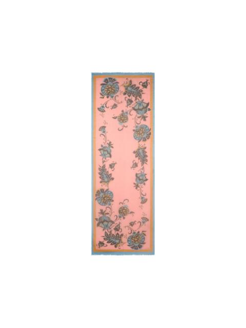 floral motif scarf