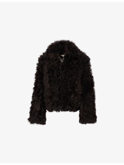 Sylvia Collared Shearling Jacket
