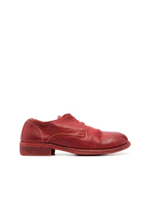 grained leather oxfords