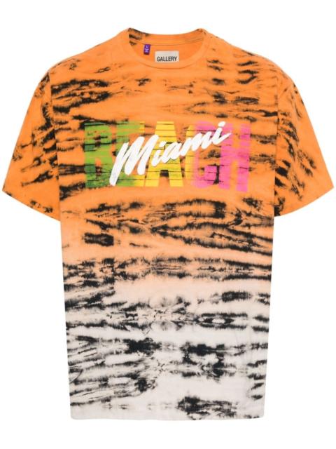 Miami Beach tiger-print T-shirt