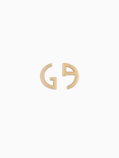 GA logo-shaped earrings