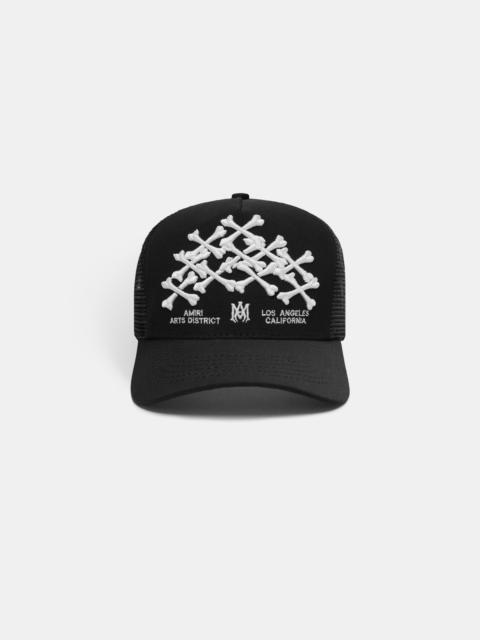 BONES STACKED TRUCKER HAT