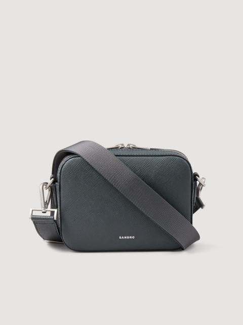 SMALL RECONSTITUTED LEATHER BAG