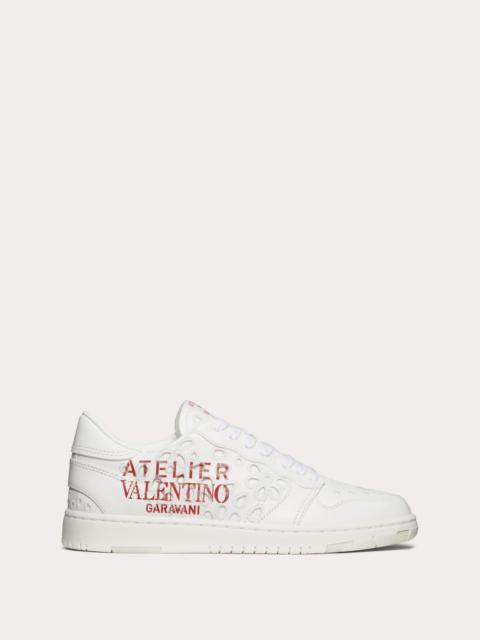 VALENTINO GARAVANI ATELIER SHOES 08 SAN GALLO EDITION LOW-TOP SNEAKER IN CALFSKIN