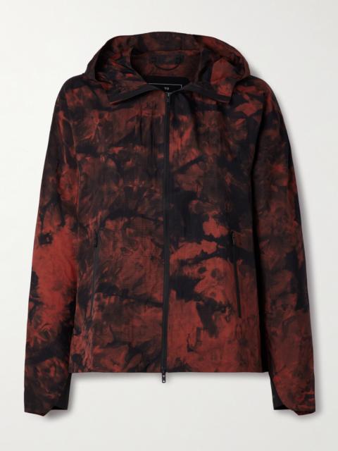 + Y-3 Hooded Printed Ripstop Track Jacket